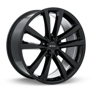 RTX Wheels – Whitley – Black – 20″x8.5″ 38mm – All weather Wheels – 082367